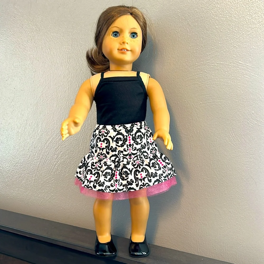 18” Doll Frilly Skirt  & Tank Set